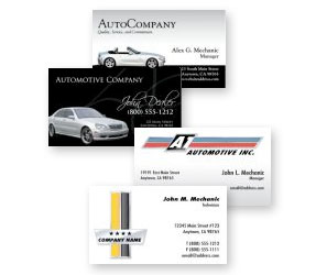 Automotive Business Cards
