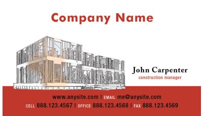 Building and Construction Business Card 003