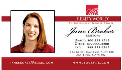 Realty World Business Card 002