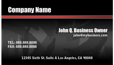 Camouflage Business Card Gray