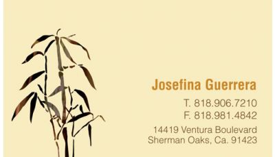 Personal Business Card Bamboo