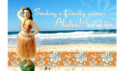 Summer Aloha Postcard
