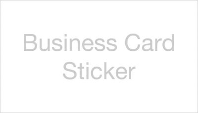 Business Card Sticker